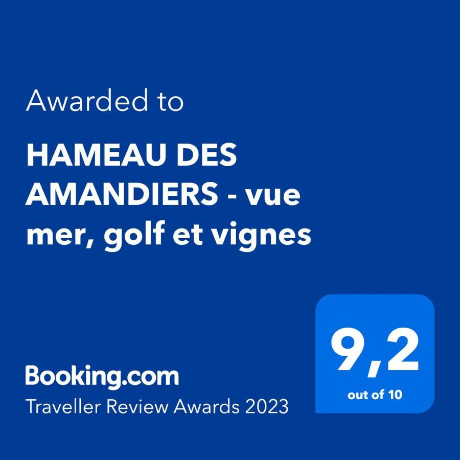 Apartmán Hameau Des Amandiers - Vue Mer, Golf Et Vignes Saint-Cyr-sur-Mer Exteriér fotografie